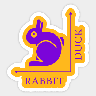 Duck Rabbit Illusion Sticker